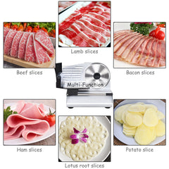 7.5 Inch Blade Electric Meat Slicer Cheese Deli Meat Food Cutter