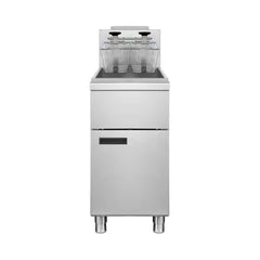 Heavy-Duty 120K BTU Commercial Stainless Steel 4-Burner Propane Deep Fryer (SAK64021)