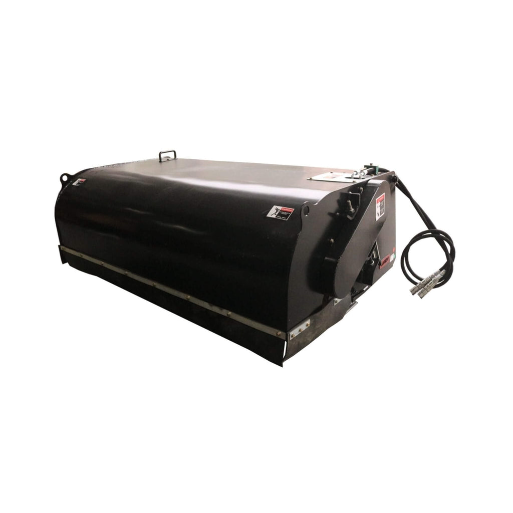 Heavy-Duty 72-Inch Pickup Broom Sweeper Skid Steer Attachment With Uni ...
