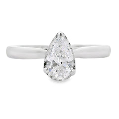 Genuine .50ct Lab Grown Diamond  10KT White Gold