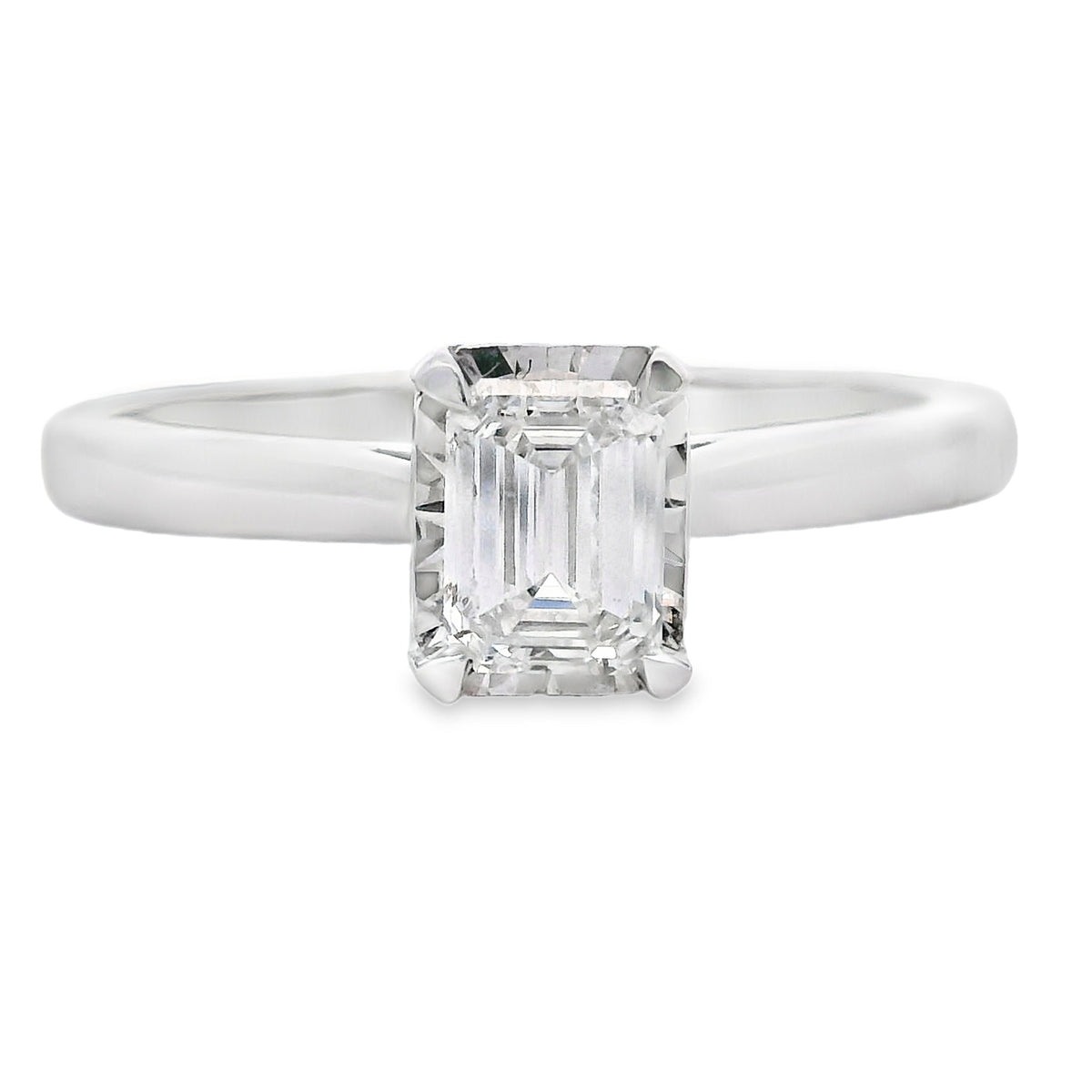 Natural .50ct Lab Grown Diamond  10KT White Gold