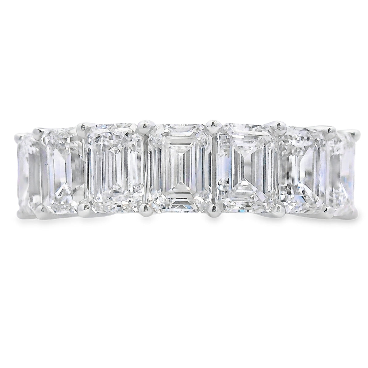 Lab Grown Diamond Fashion band rings 14KT White Gold
