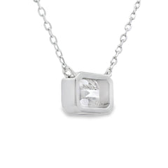 .85ct Moissanite Pendant Sterling Silver