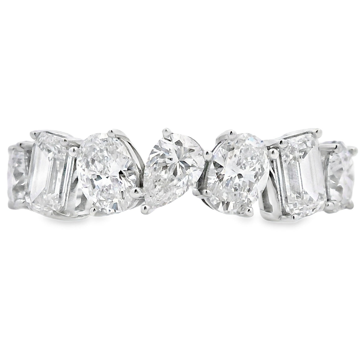 Lab Grown Diamond Wedding Band Ring 14KT White Gold