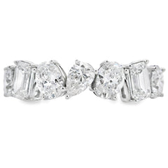 Lab Grown Diamond Wedding Band Ring 14KT White Gold