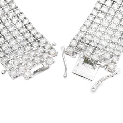 20.00ct Diamond Tennis Bracelet 14KT White Gold