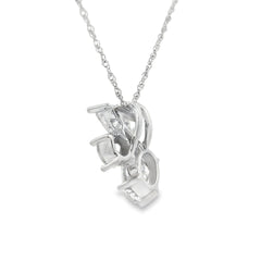 Lab Grown Diamond Fashion Pendants 14KT White Gold