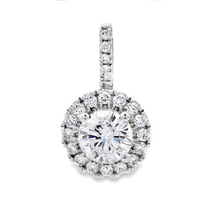 Lab Grown Diamond Fashion Pendants 10KT White Gold