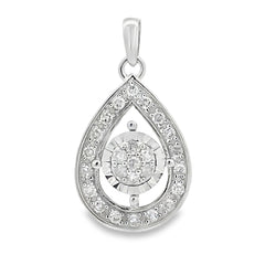 .25ct Diamond Fashion Pendants 10KT White Gold