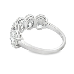 Lab Grown Diamond Wedding Band Ring 10KT White Gold
