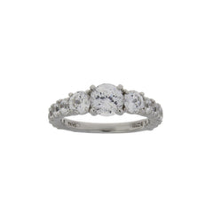 Cubic Zirconium CZ SS Bridal Sterling Silver