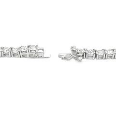 39.98ct Moissanite Tennis Necklace Sterling Silver