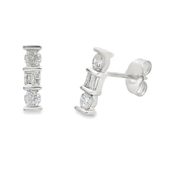 .20ct Diamond Earrings 14KT White Gold