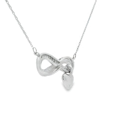 .04ct Diamond Cross Religious Pendant Sterling Silver