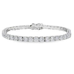 Lab Grown Diamond Tennis Bracelet Sterling Silver