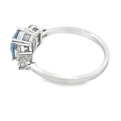 1.85ct Lab Grown Diamond Eng Only 14KT White Gold