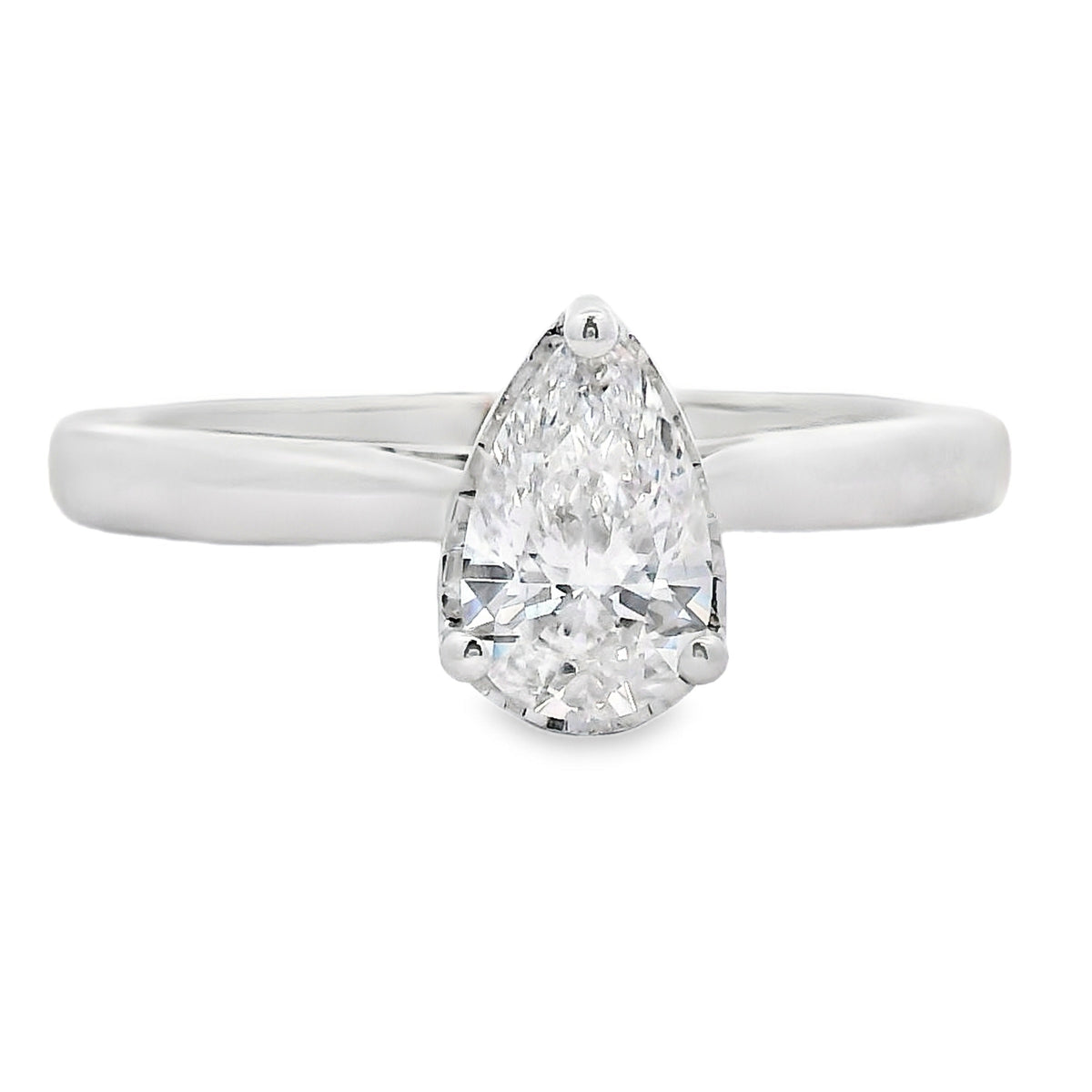 Natural .50ct Lab Grown Diamond  10KT White Gold