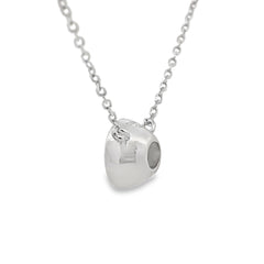 1.00ct Lab Grown Diamond Pendant Sterling Silver