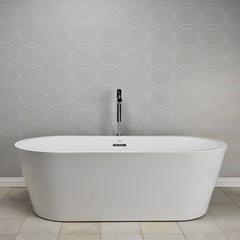 Jacuzzi Celeste 70-Inch Freestanding Ergonomic Soaking Tub [JCEF7032BCXXXXW/G] (SAK50243)
