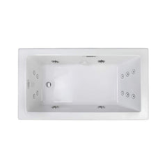 Jacuzzi Elara 72-Inch Rectangle Whirlpool Bathtub With Left Drain [JELA7236WLR2HX] (SAK61507)