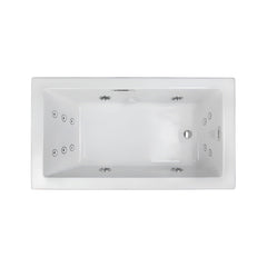 Jacuzzi Elara 72-Inch Drop-In Whirlpool Bathtub With 10 AccuPro Jet [JELA7242WRL2HX] (SAK32651)