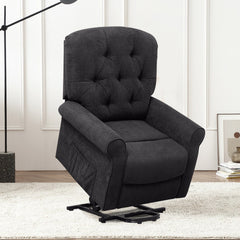 Recliner Chair Sofa for Elderly with Side Pocket and Remote Control