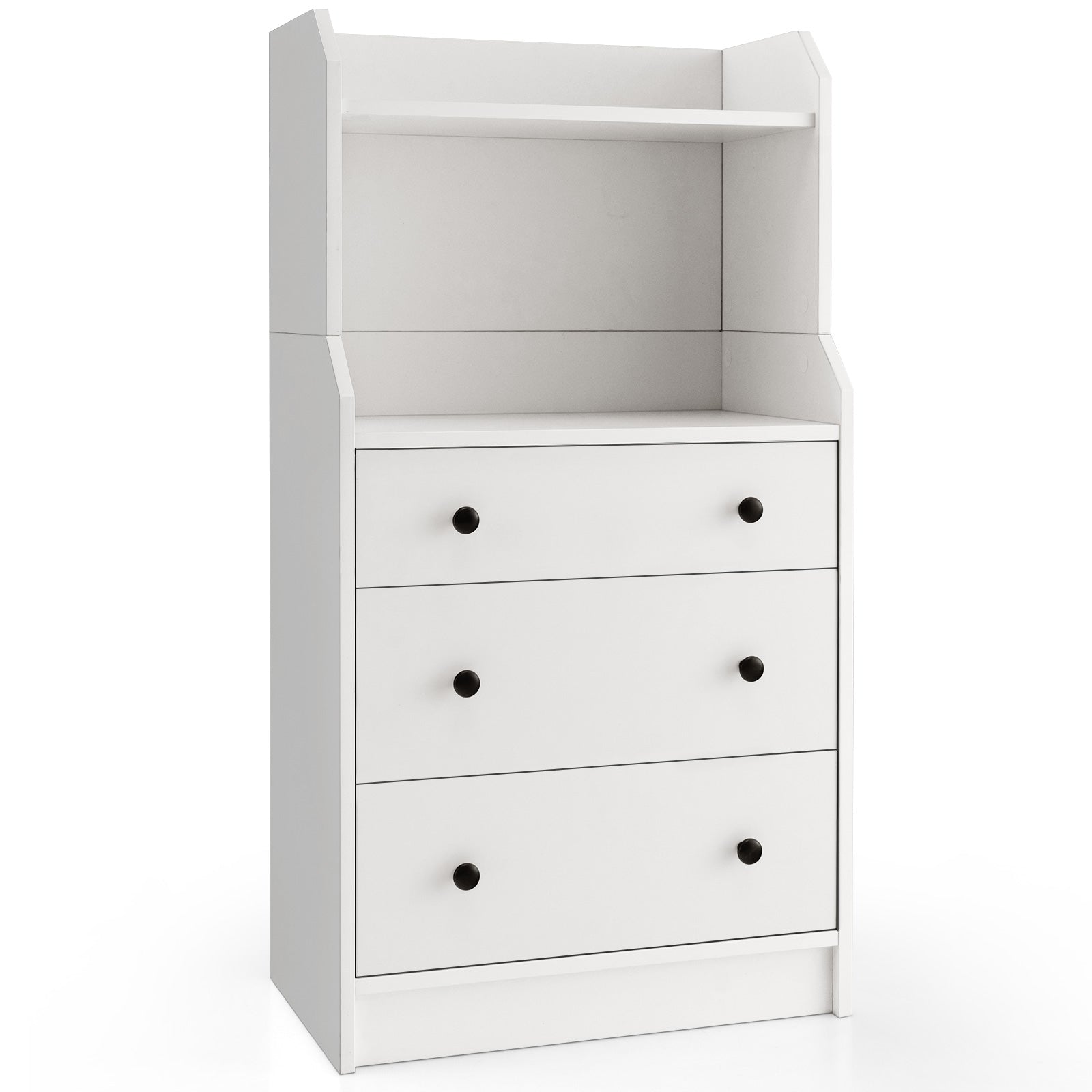 Storage Dresser with Anti-Toppling Device, 44" Tall