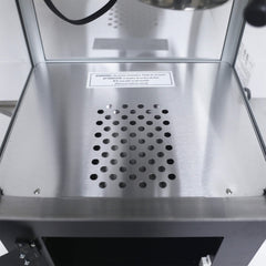 Kaitu 8OZ Stainless Steel Popcorn Machine With Cart, Heated Warming Deck And Old Maids Drawer, Black (SAK67426)