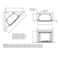 Majestic Courtyard 55K BTU 36" Traditional Outdoor Gas Fireplace (No Refractory) [ODCOUG-36NR] (SAK74218)