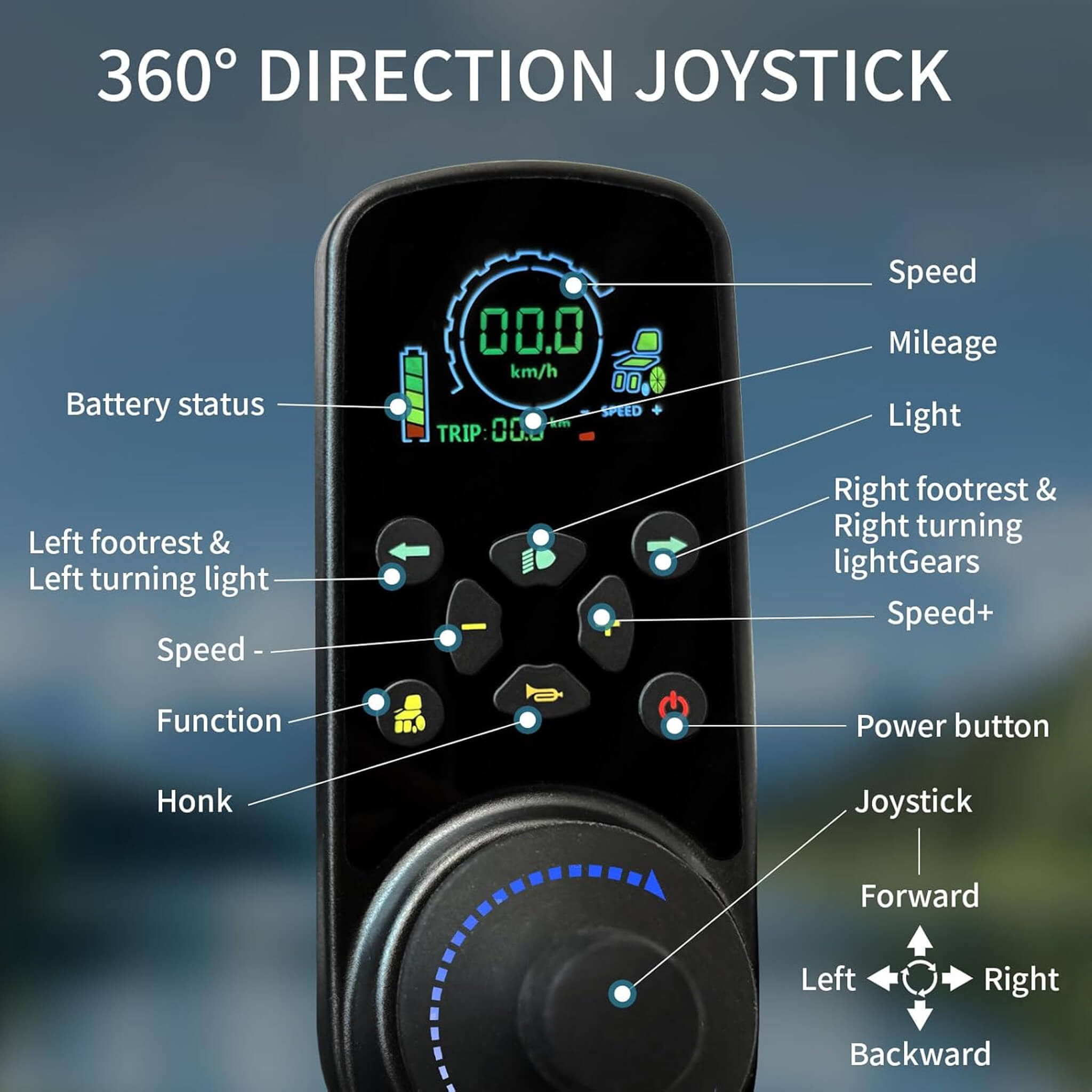 Motivo One-Touch Zero Gravity Electric Folding Wheelchair [FDA-Approved] (SAK20968)