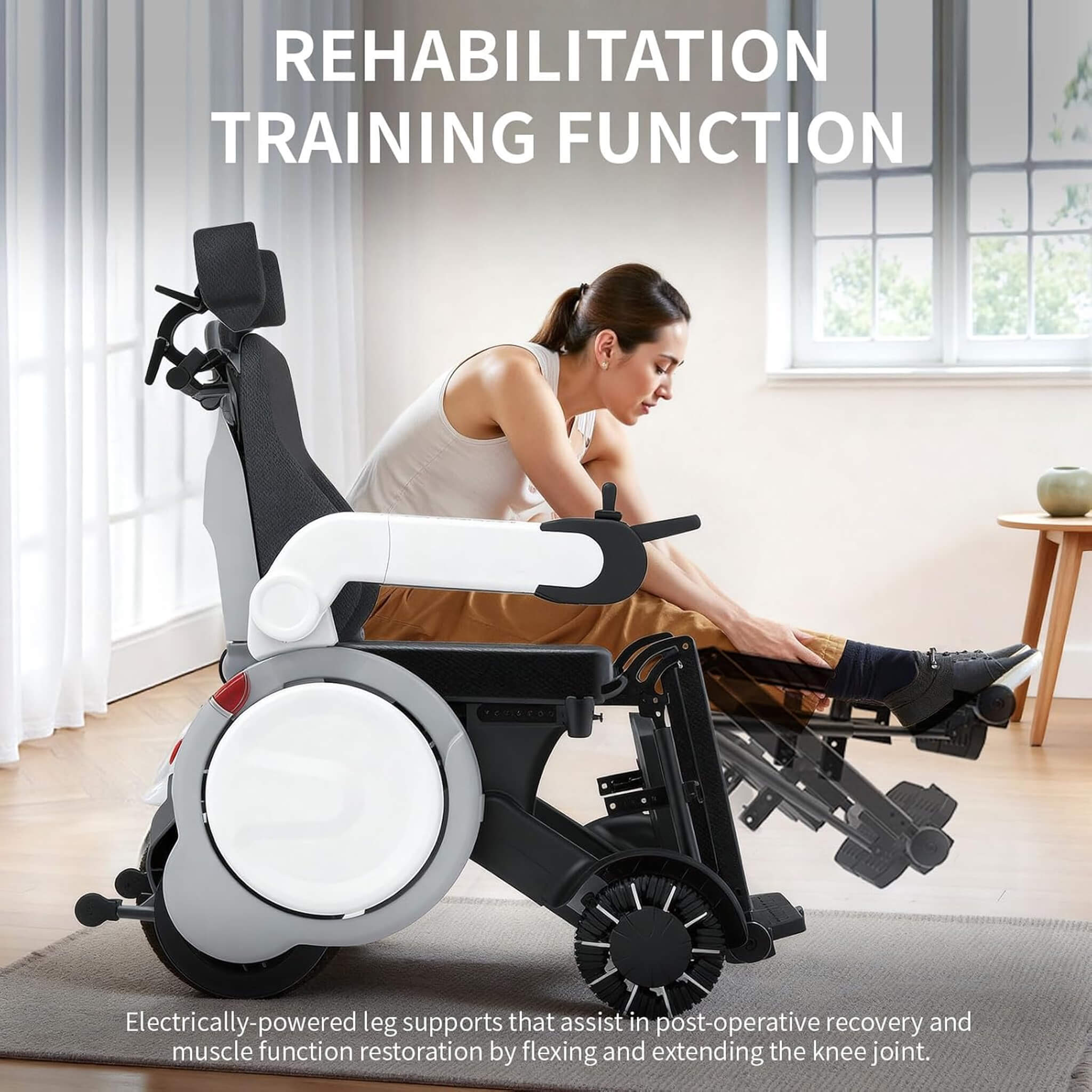 Motivo One-Touch Zero Gravity Electric Folding Wheelchair [FDA-Approved] (SAK20968)