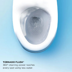 [MW4543084CEFG#01] TOTO Drake II 1.28 GPF With Washlet C5 Elongated Soft Close Bidet Toilet (SAK96315)