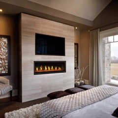 Napoleon Vector 50 Single-Sided Direct Vent Electronic Natural Gas Fireplace With Night Light System, 65" [LV50N-2] (SAK29481)
