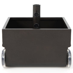 150 Pounds Patio Umbrella Base Stand Wheels Planter Outdoor-Black