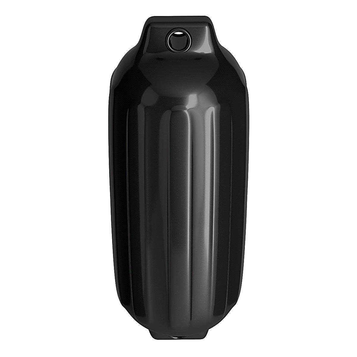 4 Ribbed Marine 8.5" x 27"  Boat Fender Vinyl Bumper-Black