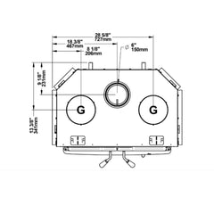 Osburn Stratford II Wood-Burning Fireplace Insert [OB04007] (SAK31578)