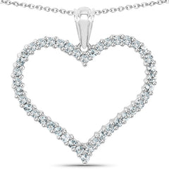 2.10 Carat Genuine Blue Topaz .925 Sterling Silver Pendant