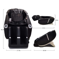 Rovix Premium Zero Gravity Full Body Multifunction Massage Chair With Auto Body Scan (SAK72182)