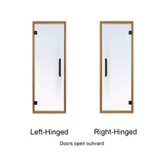 Prosaunas 24X73 Aspen Prehung Clear Glass Sauna Door (SAK68524)
