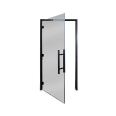 Prosaunas 36X81 Black Alder Prehung ADA Tinted Glass Sauna Door (SAK19732)