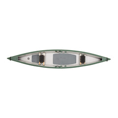 Sea Eagle 3-People TC16 High Pressure All Drop Stitch Inflatable Travel Canoe, 16FT [TC16K] (SAK43086)