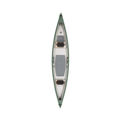 Sea Eagle 3-People TC16 High Pressure All Drop Stitch Inflatable Travel Canoe, 16FT [TC16K] (SAK43086)