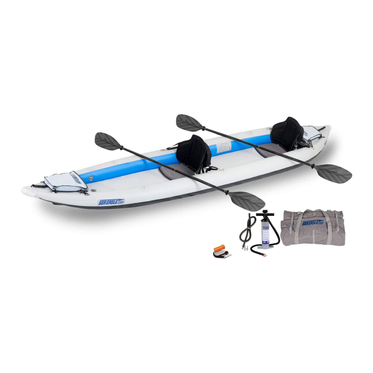 Sea Eagle 465FT FastTrack 3-Person UltraLight Weight Inflatable Kayak, 15FT [465FTK] (SAK96507)