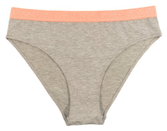 High Waist Cotton Cheeky with Shimmer Elastic