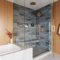 ThermaSol Serenity 10 Round Steam Shower Rainhead System With Light & Sound [SLSRRD] (SAK14982)
