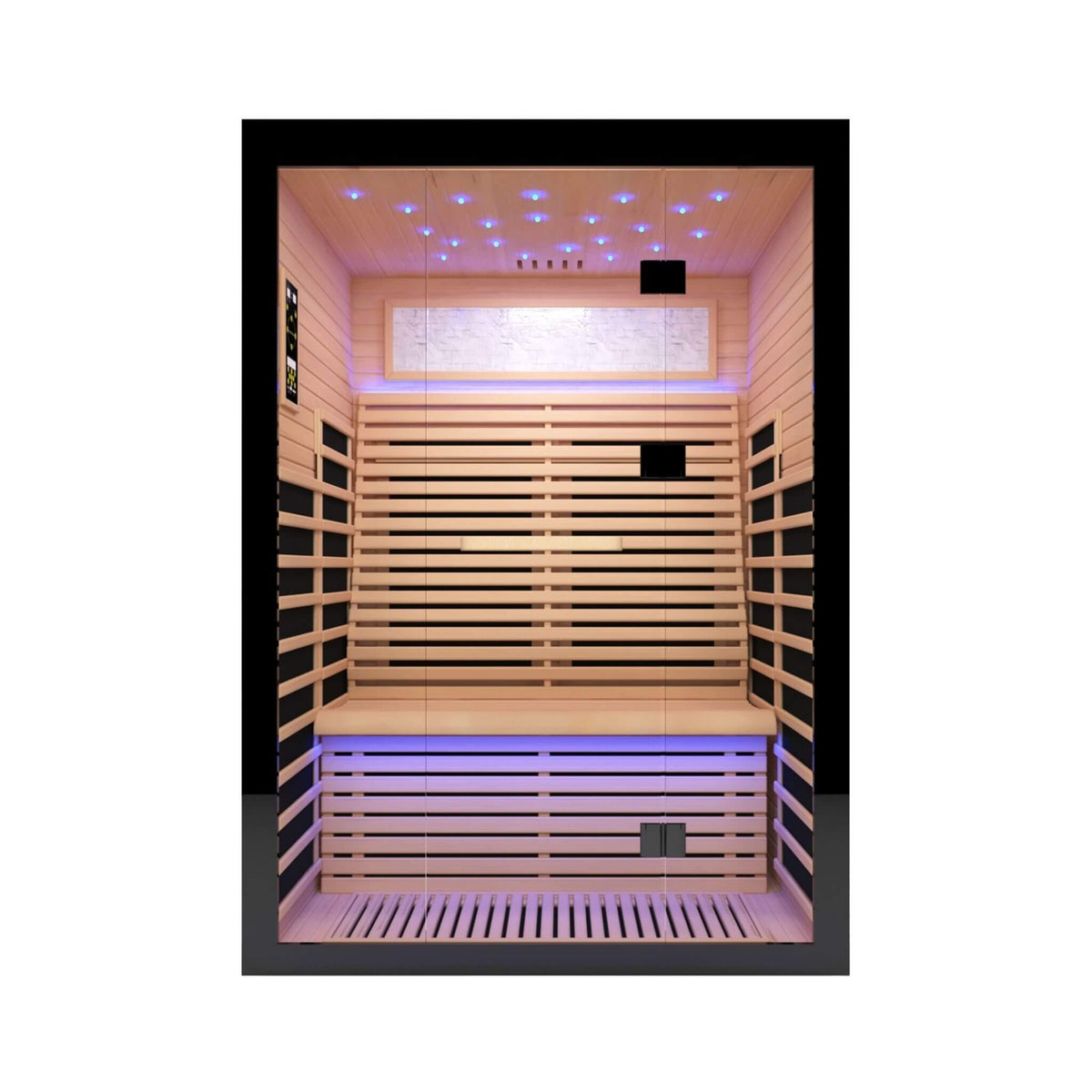 Thermora Luxury 2-Person Canadian Hemlock Wood Far Infrared Home Sauna (SAK56874)