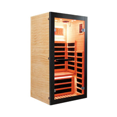 Thermora Single-Person Chilean Pine Infrared Sauna Cabin (SAK57926)