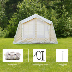 Trailora 4-Season Outdoor 4-6 People Inflatable Blow Up Camping Tent With Air Pump (SAK46821)