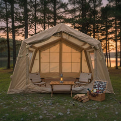 Trailora 4-Season Outdoor 4-6 People Inflatable Blow Up Camping Tent With Air Pump (SAK46821)