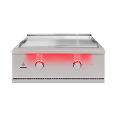 TrueFlame 30" Premium Built-In Stainless Gas Griddle Grill [TFG30] (SAK85362)